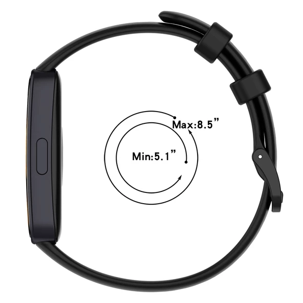 Huawei Band 8 - Kordon Silikon Klasik Kordon - 5