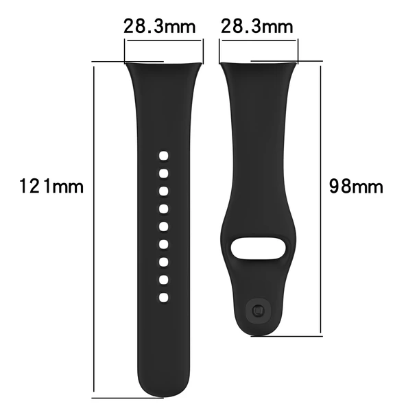 Xiaomi Redmi Watch 3 - Kordon Silikon Kordon KRD-81 - Resim 4