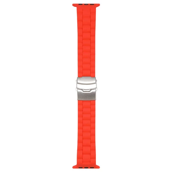 Apple Watch 7 41mm - Kordon Silikon Kordon KRD-72 - 3