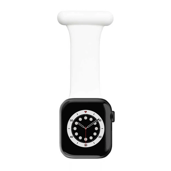 Apple Watch Ultra 49mm - Kordon Silikon Strap Kayış KRD-44