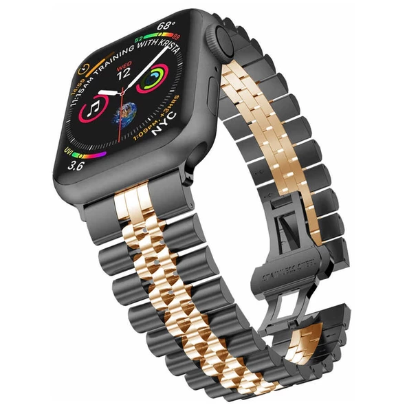 Apple Watch Ultra 49mm - Kordon Metal Strap Kayış KRD-36