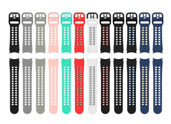 Samsung Watch 4 Classic 42mm - Kordon Silikon Kordon KRD-02 - Resim 6