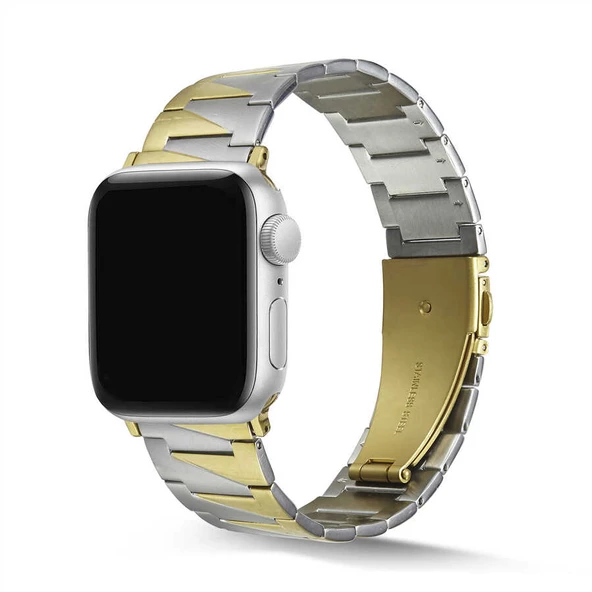 Apple Watch 7 45mm - Kordon Metal Kordon KRD-48