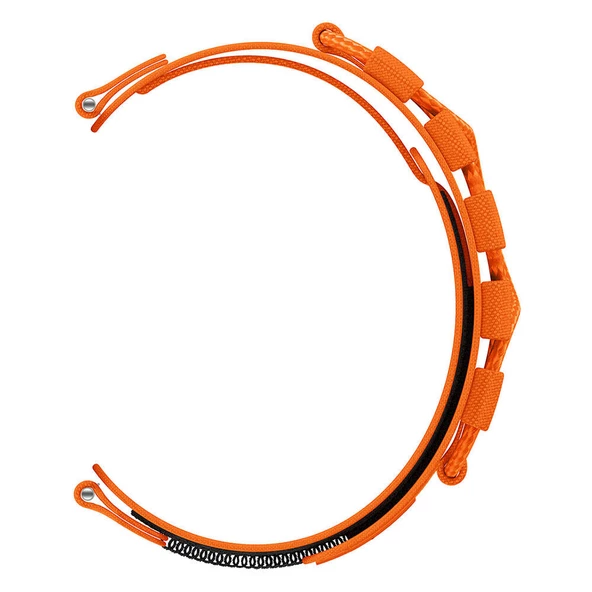 Samsung Watch Active 2 44mm 20mm - Kordon Orbital Örgülü Halat Tasarımlı Naylon Kumaş Hasır Kordon KRD-112 - 3