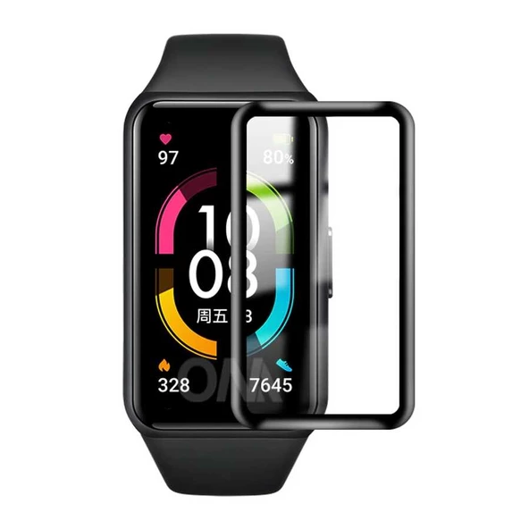 Huawei Band 6 - Ekran Koruyucu PMMA Pet Saat Ekran Koruyucu