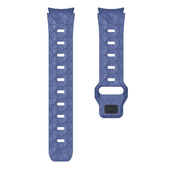 Samsung Watch 5 40mm 20mm - Kordon Futbol Desenli Spor Tasarımlı Silikon Kordon KRD-116 - 4