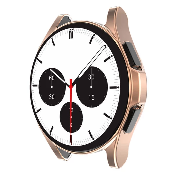 Samsung Watch 4 Classic 46mm - Kasa ve Ekran Koruyucu Watch Gard 02 Koruyucu Silikon - 4