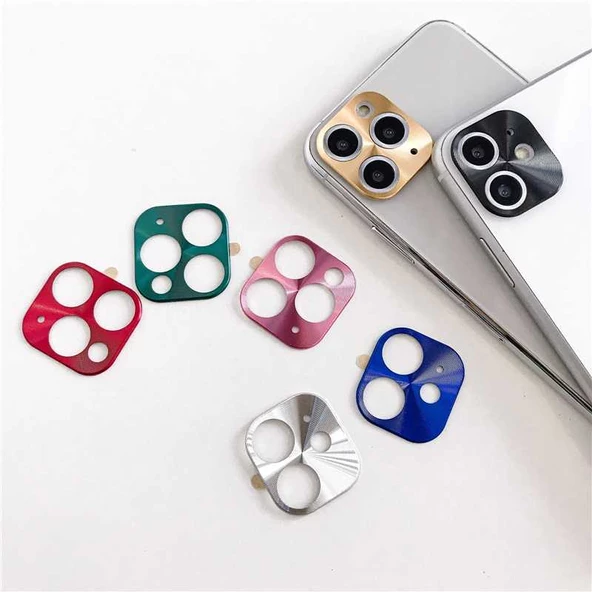 Apple iPhone 11 - Metal Kamera Koruyucu - 3