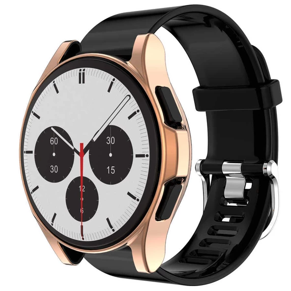 Samsung Watch 4 Classic 46mm - Kasa ve Ekran Koruyucu Watch Gard 02 Koruyucu Silikon - 3