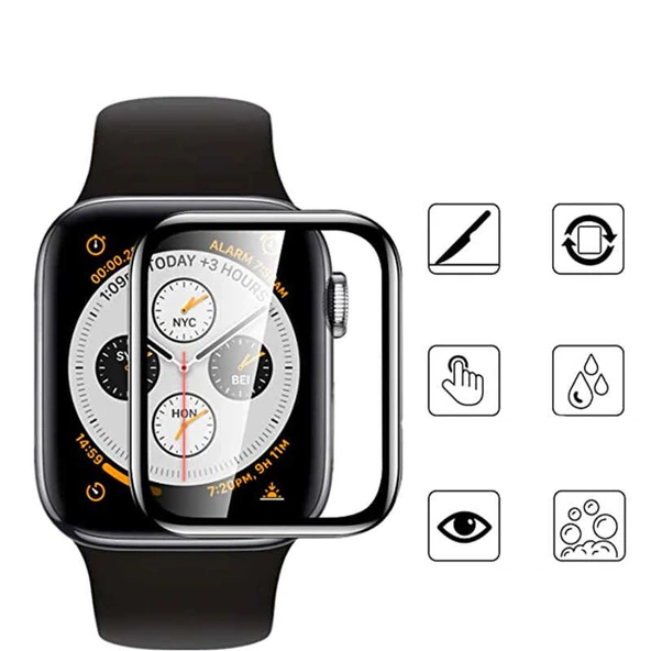 Apple Watch 40mm - Ekran Koruyucu Eko PMMA Pet Saat Ekran Koruyucu - 3