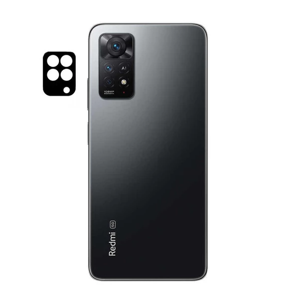 Xiaomi Redmi Note 11 Pro 5G - Kamera Lens Koruyucu 3D Kamera Camı