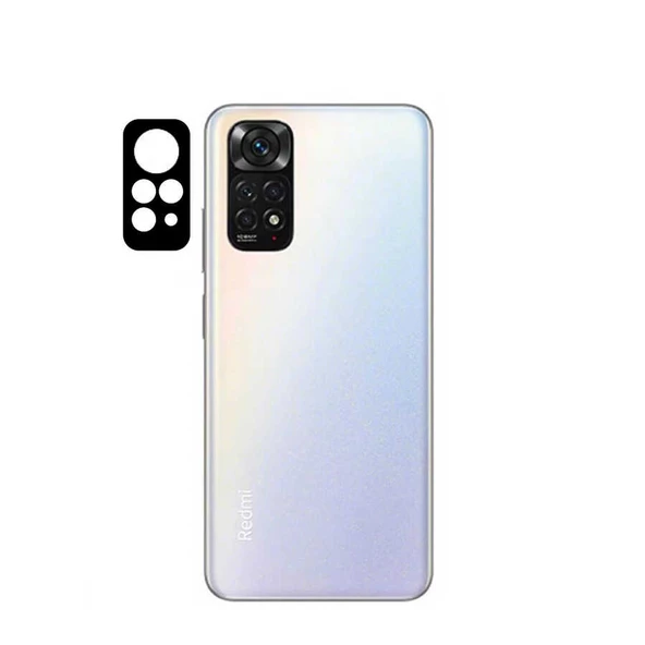 Xiaomi Redmi Note 11S Global - Kamera Lens Koruyucu 3D Kamera Camı