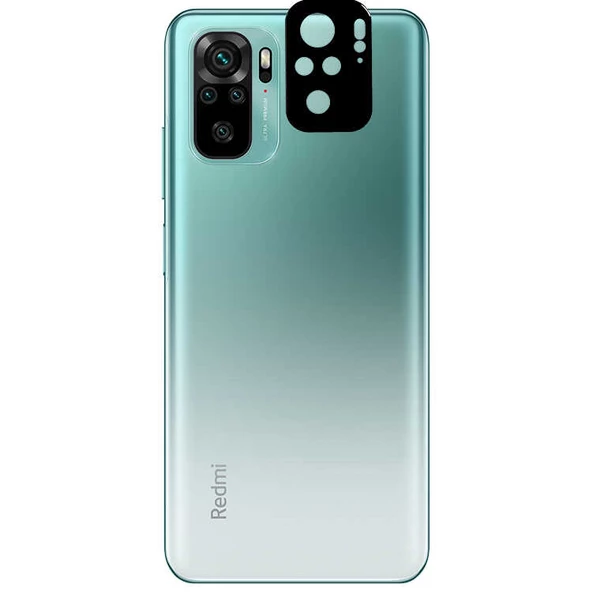 Xiaomi Redmi Note 10 - Kamera Lens Koruyucu 3D Kamera Camı