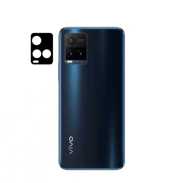 Vivo Y21S - Kamera Lens Koruyucu 3D Kamera Camı