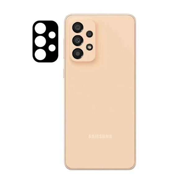 Samsung Galaxy A33 5G - Kamera Lens Koruyucu 3D Kamera Camı