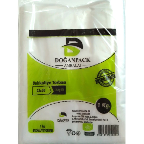 Doğanpack Bakkaliye Torbası 23x36 CM (2 kg'lik) 1 Kg