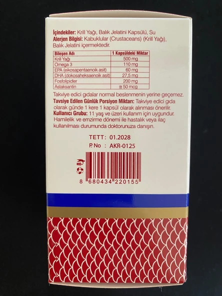 AKRİLL KRİLL OİL 30 TABLET - 2