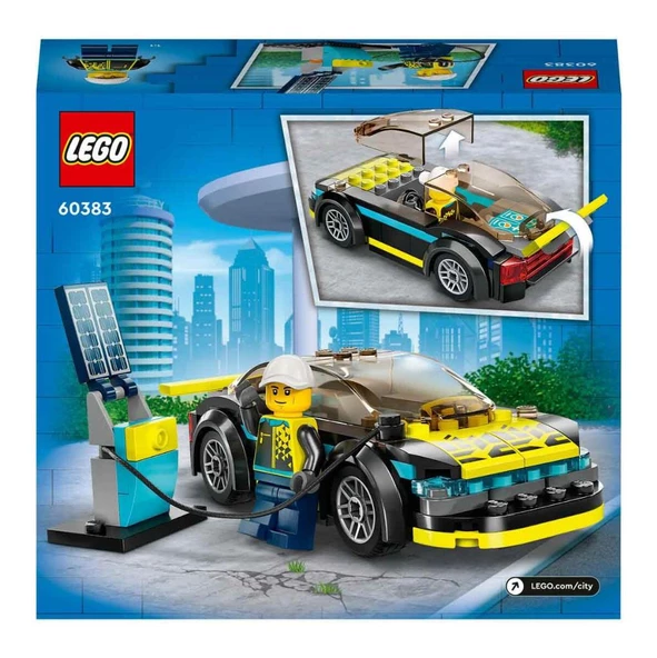 LEGO City Elektrikli Spor Araba 60383 - 5