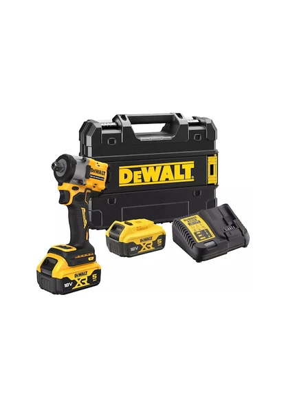 Dewalt DCF922P2T-QW 18V 5.0Ah Li-Ion Kömürsüz Çift Akülü Somun Sıkma