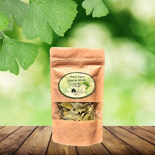 Kurutulmuş Mabet Ağacı (Ginkgo biloba) Yaprağı 20 G