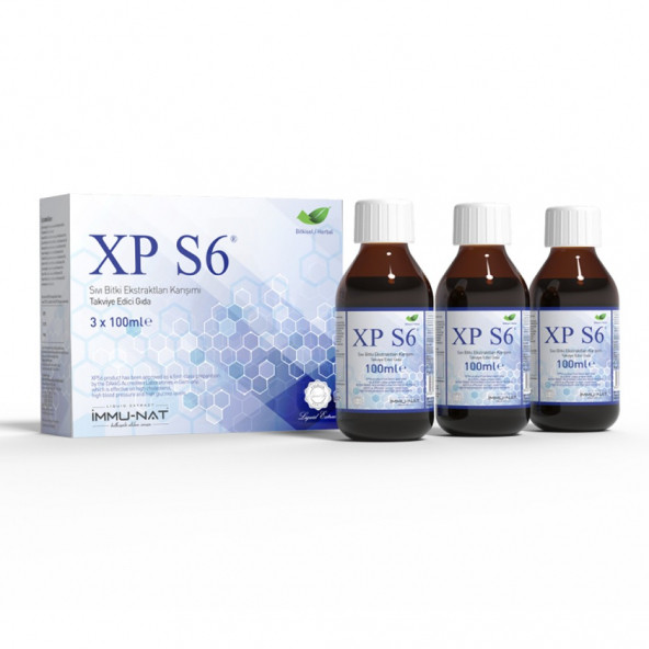 İmmunat XP S6 Sıvı Karışım Ekstraktı 3 x 100 ml