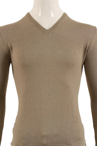 Pamuklu Triko Slim Fit - 3