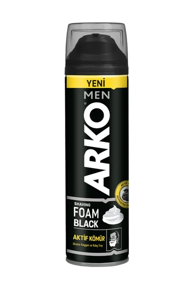 Arko Men Aktif Kömür Tıraş Köpüğü 200 ml