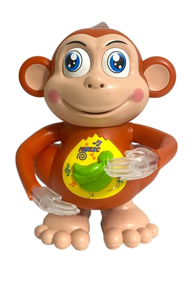 Pilli Işıklı Dansçı Maymuncuk Sesli Müzikli Çok Fonksiyonlu ürün görseli 1