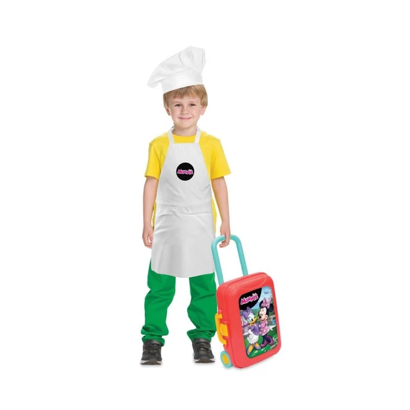03479 Minnie Mouse Mutfak Set Bavulum