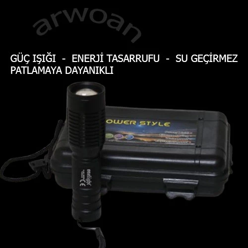 ARWOAN 800METRE ETKİLİ PATLAMAYA DAYANIKLI EL FENERİ - 8