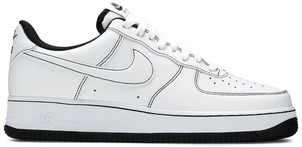 Nike Air Force 1 07 Contrast Stitch White Black Spor Ayakkabı