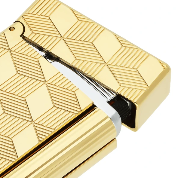 St Dupont Initial Guilloche Gold Çakmak 20841 - 2