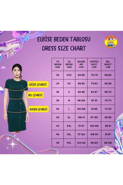 Yeni Regular Casual Günlük Tek Plaka Triko Balıkçı Yaka Uzun Kol Shift Midi Boy Elbise - 7