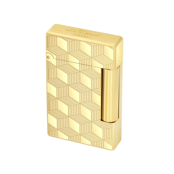 St Dupont Initial Guilloche Gold Çakmak 20841