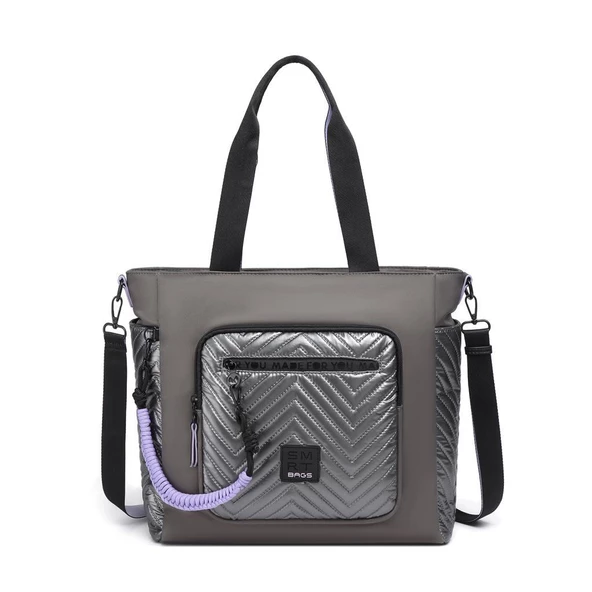 Smart Bags Parlak Kumaş Çapraz Askılı Kadın Omuz Çantası 3246 - 3