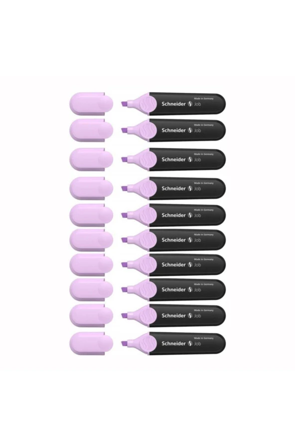 Schneider Fosforlu Kalem Job Pastel Lavanta 1-4,5 MM (10 Lu Paket)