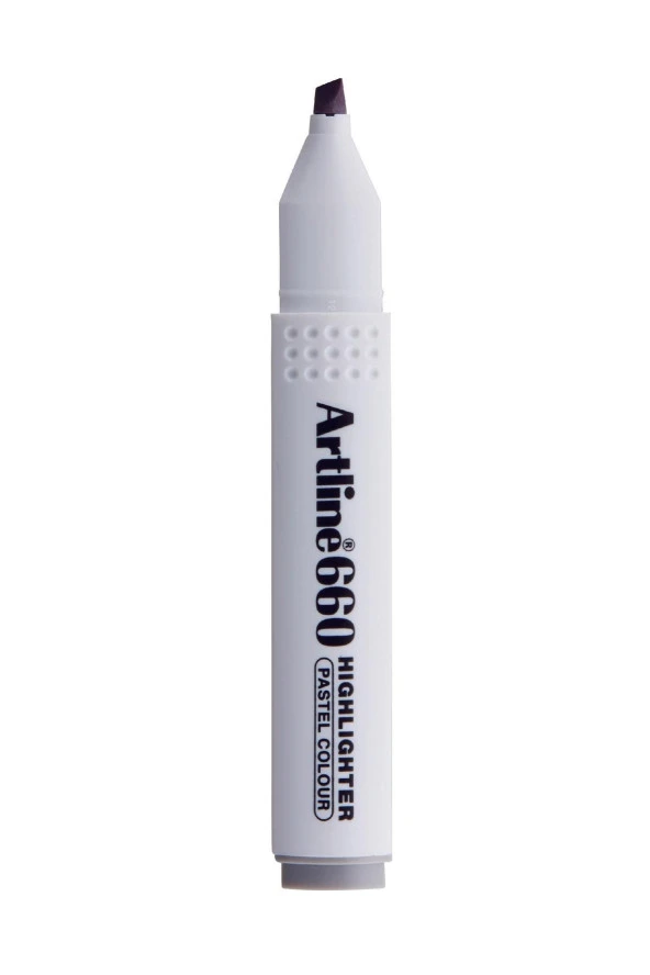 Artline Kesik Uçlu Fosforlu Kalem 1,0-4,0 MM Pastel Gri (12 Li Paket)