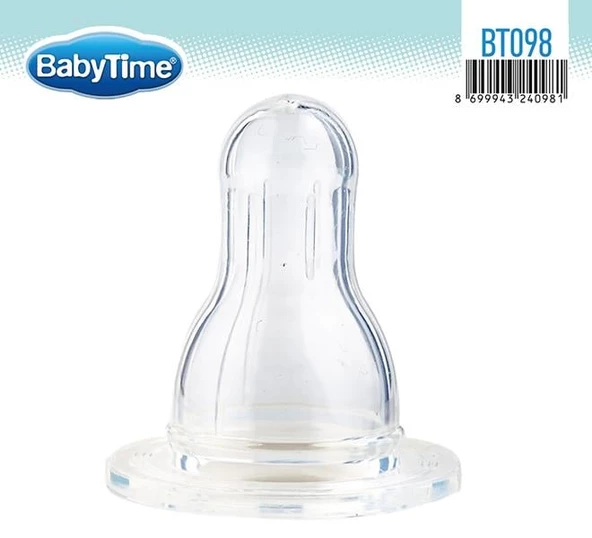 BabyTime Silikon Klasik Biberon Emziği 3 no. 18+ Ay