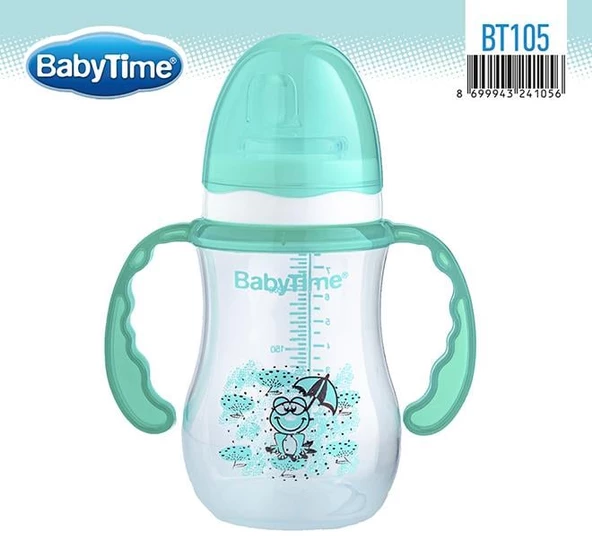 BabyTime Damla Akıtmaz Kulplu Bardak 250 ml