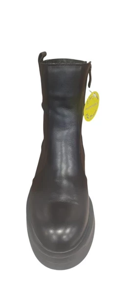 MAMMAMİA D24KB 1840 DÜZ TOPUK KADIN DERİ BOT - 4