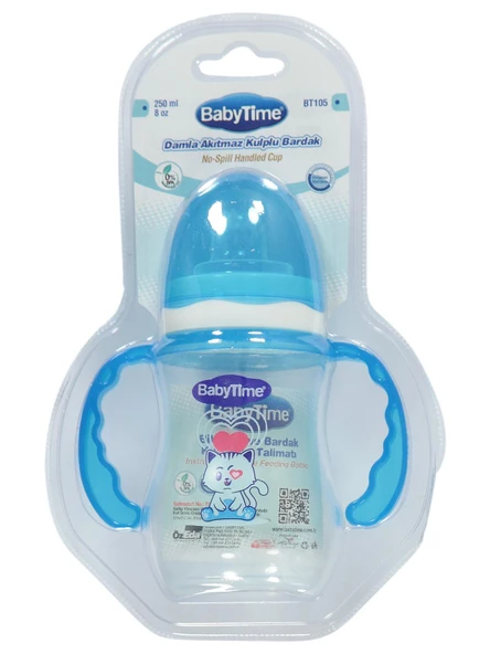 BabyTime Damla Akıtmaz Kulplu Bardak 250 ml