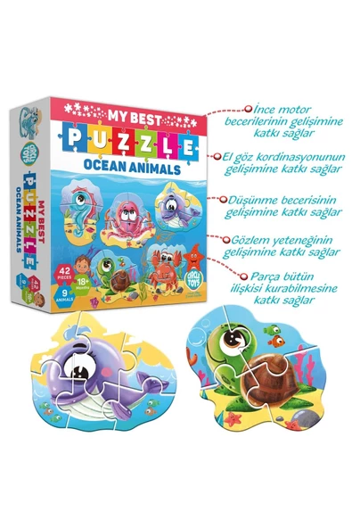 My Best Puzzle Ocean Animals - 4