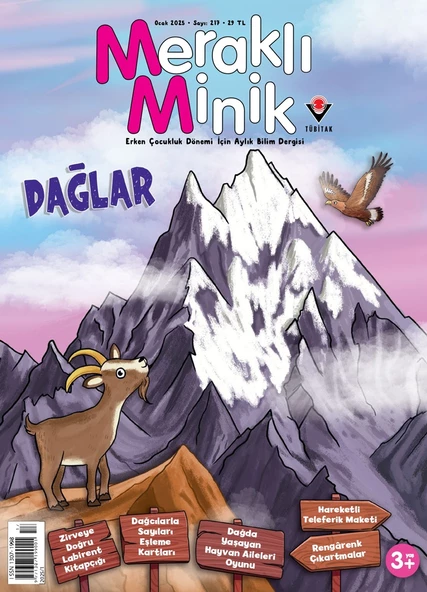 Meraklı Minik Dergi Ocak 2025 (3-6 yaş) - 1