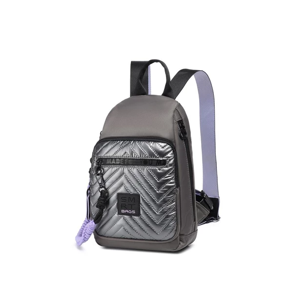 Smart Bags Parlak Kumaş Küçük Boy Askılı Kadın Sırt Çantası 3247 - 10