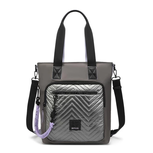 Smart Bags Parlak Kumaş Çapraz Askılı Kadın Omuz Çantası 3248 - 10