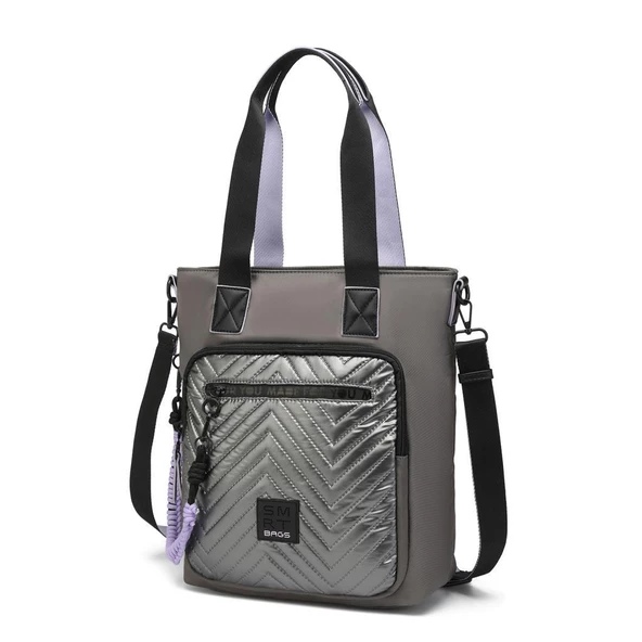 Smart Bags Parlak Kumaş Çapraz Askılı Kadın Omuz Çantası 3248 - 12