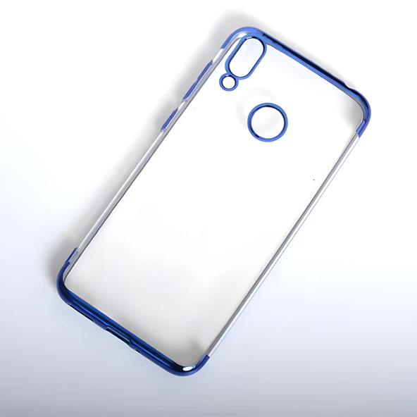 Huawei Honor 8C Kılıf Dört Köşeli Lazer Silikon Kılıf - Resim 7