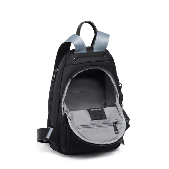 Smart Bags Parlak Kumaş Küçük Boy Askılı Kadın Sırt Çantası 3247 - 6
