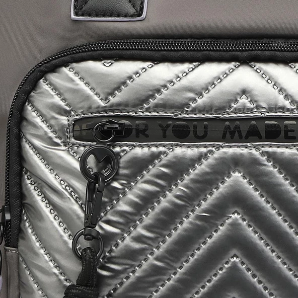 Smart Bags Parlak Kumaş Çapraz Askılı Kadın Omuz Çantası 3248 - 11