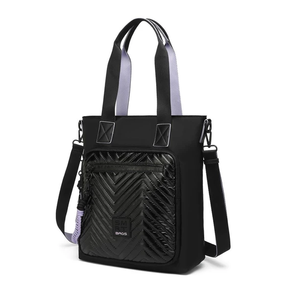 Smart Bags Parlak Kumaş Çapraz Askılı Kadın Omuz Çantası 3248 - 3
